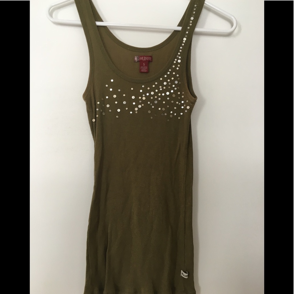 Embellished Hollister tank ❤️
